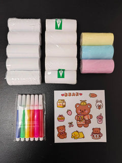 Mini Thermal Printer Paper 57x25mm Sticker Roll - TikTopia