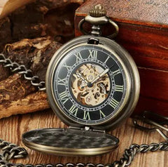 Quartz Watch, Vintage Mechanical Watch, Bronze Pocket Watch - TikTopia