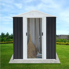 Outdoor Metal Gardening Tools Storage Shed - TikTopia