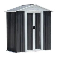 Outdoor Metal Gardening Tools Storage Shed - TikTopia