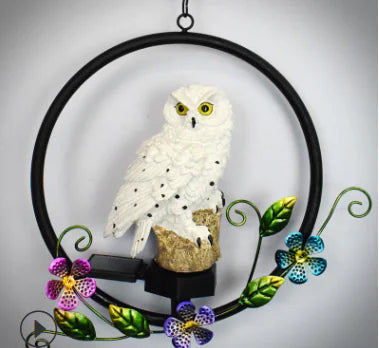 Solar Owl LED Hanging Light - TikTopia