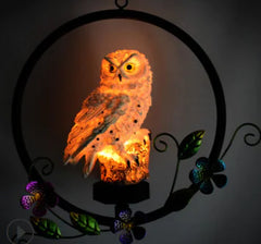 Solar Owl LED Hanging Light - TikTopia
