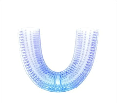 360° Automatic Electric Toothbrush, Waterproof U-Shape with Blue Light Whitening & USB Charging - TikTopia