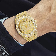 Men's  Starry Diamond Quartz Watch - TikTopia
