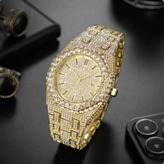 Men's  Starry Diamond Quartz Watch - TikTopia