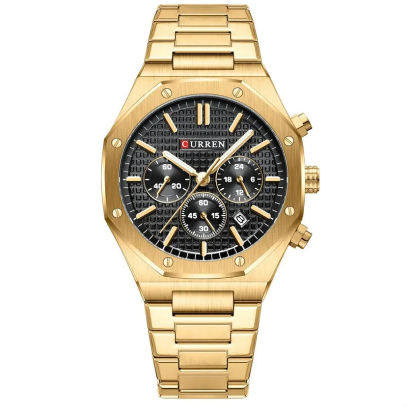 Men's Octagonal Quartz Watch - TikTopia