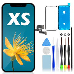 guleek for iPhone Xs Screen Replacement 5.8 Inch LCD Full HD Touch Screen 10s Display Digitizer Full Assembly with Tool Kits Waterproof Adhesive and Tempered Glass - TikTopia