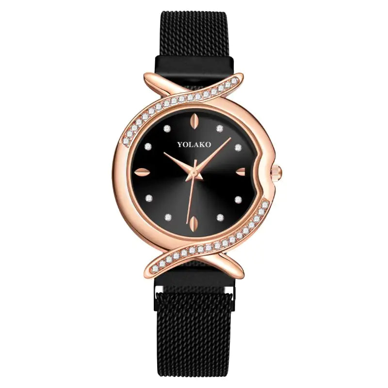 Diamond Quartz Ladies Watch - TikTopia