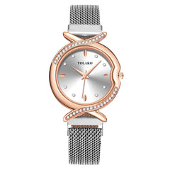 Diamond Quartz Ladies Watch - TikTopia