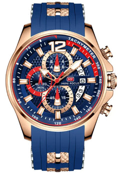 Watch Waterproof Quartz Watch Large Dial Luminous Men's Watch 0350G - TikTopia