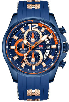 Watch Waterproof Quartz Watch Large Dial Luminous Men's Watch 0350G - TikTopia