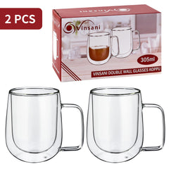 VINSANI DOUBLE WALL GLASSES KOPPU - TikTopia