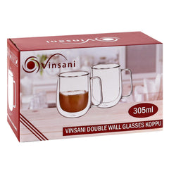 VINSANI DOUBLE WALL GLASSES KOPPU - TikTopia