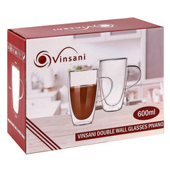 VINSANI DOUBLE WALL GLASSES PIVANO - TikTopia