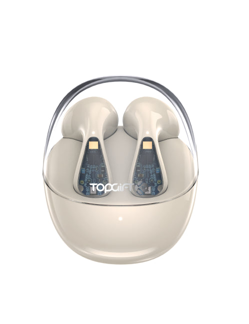 WYEWAVE Biege Suppercool Design Wireless Earbuds - TikTopia